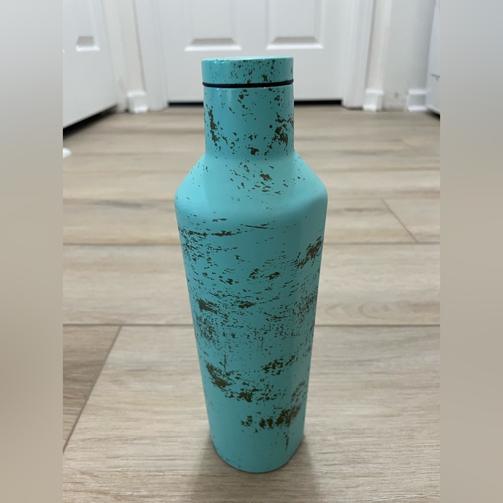Corkcicle Bali blue Speckled canteen bottle
